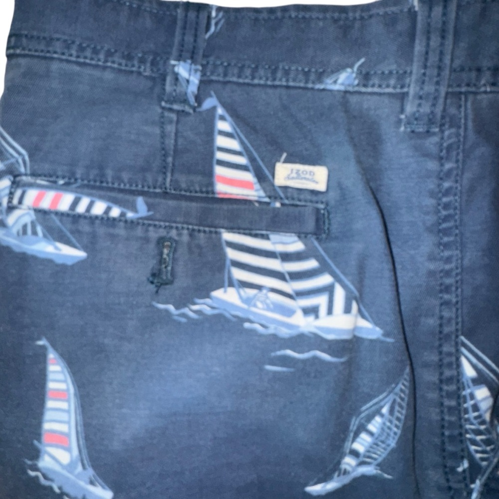 IZOD Saltwater Men's Casual Shorts Sailboats 38 - Picture 3 of 5